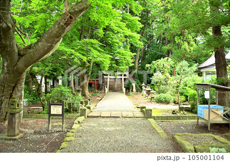 福島県会津若松市一箕町の一箕山八幡神社 福島県会津若松市一箕町の一箕山八幡神社 105001104