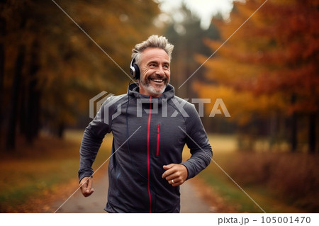 Jogging in the fresh air with your favorite music in headphones, away from the noise of the big city. 105001470