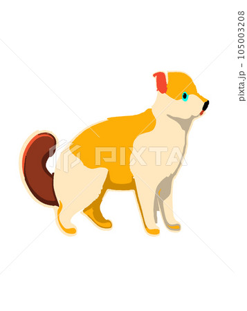 Cute cartoon isolated on a white background. Vector illustration. 105003208
