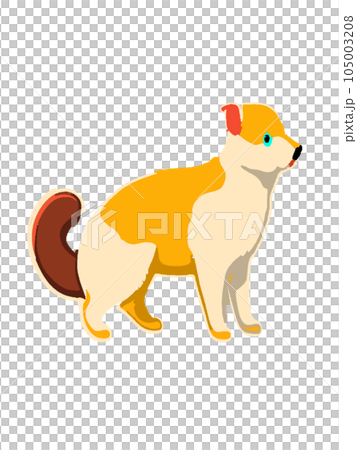 Cute cartoon isolated on a white background. Vector illustration. 105003208