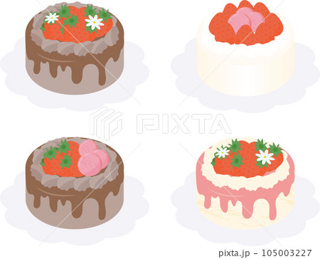 ホールケーキのセット 105003227