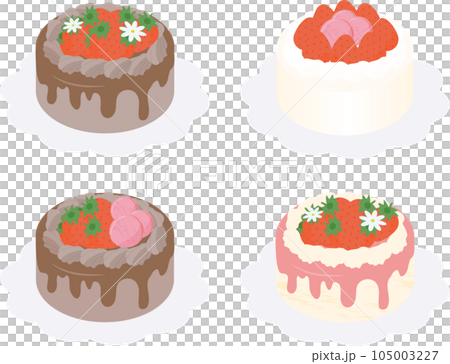 ホールケーキのセット 105003227