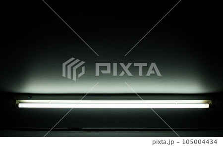 Detail of a fluorescent tube Detail of a fluorescent tube 105004434