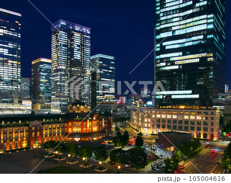 【東京都 千代田区・中央区】 東京駅~京橋の夕景 都市景観(2023年7月) 【東京都 千代田区・中央区】 東京駅~京橋の夕景 都市景観(2023年7月) 105004616