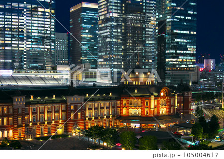 【東京都 千代田区・中央区】 東京駅~京橋の夕景 都市景観(2023年7月) 【東京都 千代田区・中央区】 東京駅~京橋の夕景 都市景観(2023年7月) 105004617