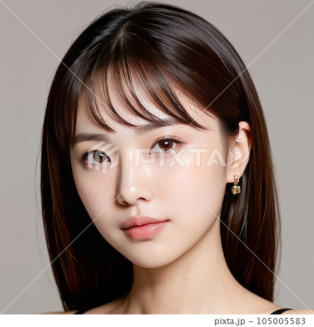 AI生成画像【人物】ロングヘアの女性 105005583