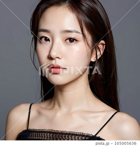 AI生成画像【人物】ロングヘアの女性 105005636