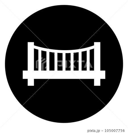 bridge icon vector 105007756