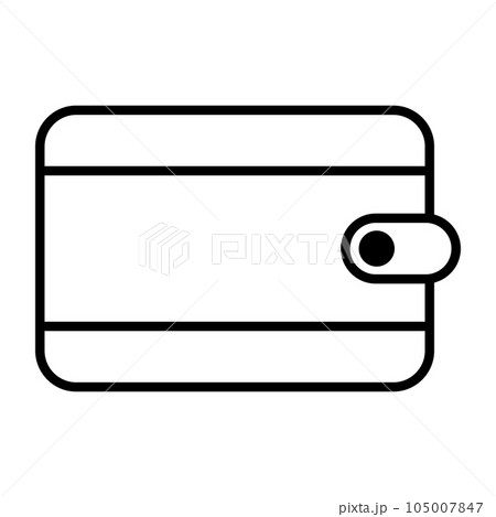 wallet icon vector 105007847