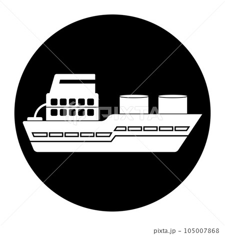 boat icon vector 105007868