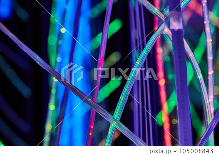 Technology wires of neon LED lights with multiple colors Technology wires of neon LED lights with multiple colors 105008843