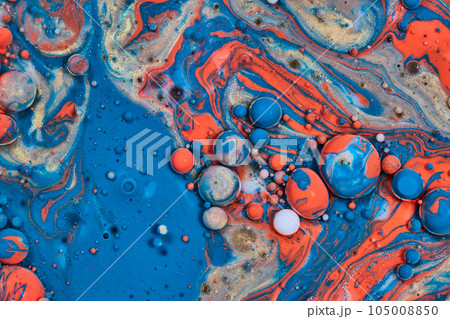 Cosmic Swirl Acrylic Abstract Painting 105008850