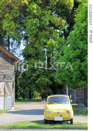 黄色いイタリア車 イメージ 黄色いイタリア車 イメージ 105009723