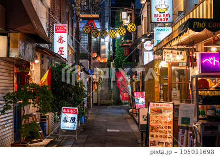 《東京都》ノスタルジックな飲み屋街・中野駅前 《東京都》ノスタルジックな飲み屋街・中野駅前 105011698