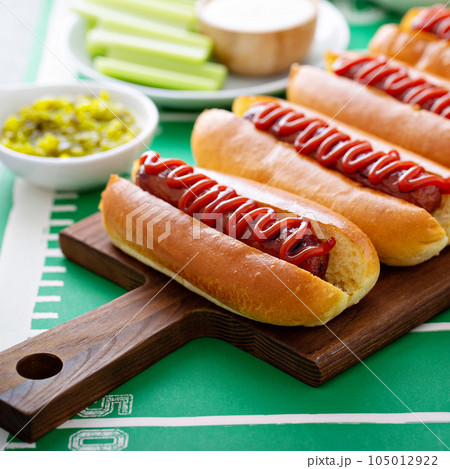 Hot dogs for game day Hot dogs for game day 105012922