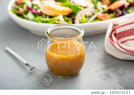 Apple vinaigrette salad dressing Apple vinaigrette salad dressing 105013231
