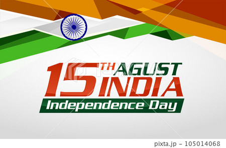 vector festive illustration of independence day in India celebration on August 15. vector design elements of the national day. holiday graphic icons. National day vector festive illustration of independence day in India celebration on August 15. vector design elements of the national day. holiday graphic icons. National day 105014068