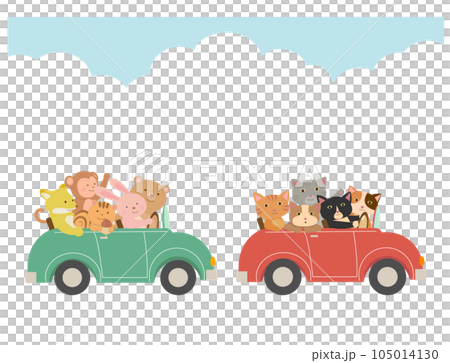 可愛的動物開車 可愛的動物開車 105014130
