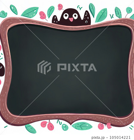 黒板素材01 105014221