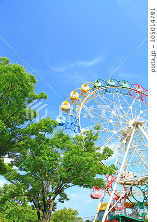 安城市、堀内公園観覧車の風景 105014791