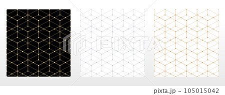 Set of abstract geometric patterns. Seamless vector backgrounds. Colored ornaments Graphic modern patterns Simple lattice graphic design Set of abstract geometric patterns. Seamless vector backgrounds. Colored ornaments Graphic modern patterns Simple lattice graphic design 105015042