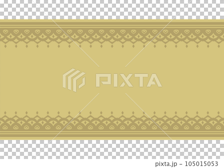 インド風の飾りフレーム。ベクターデータ。 105015053