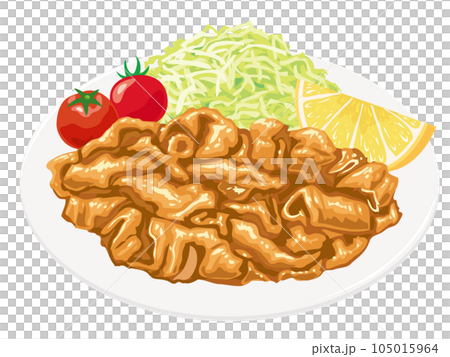 豚バラ生姜焼き 105015964