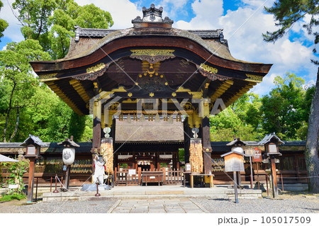 京都　豊国神社　唐門 105017509