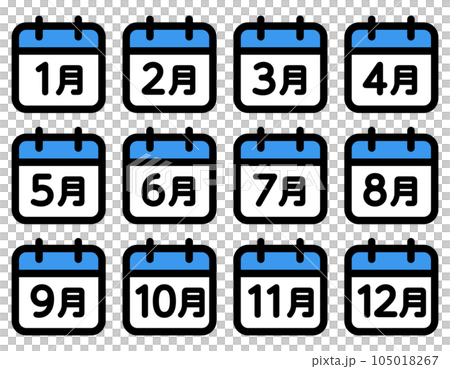 日曆圖標(月) 日曆圖標(月) 105018267
