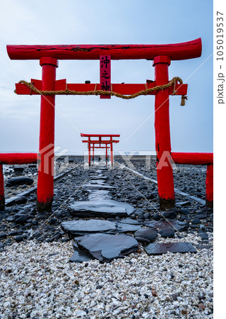 大魚神社　海中鳥居 105019537