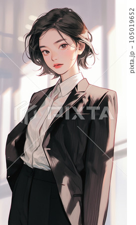 スーツ姿の女性　AI画像 105019652