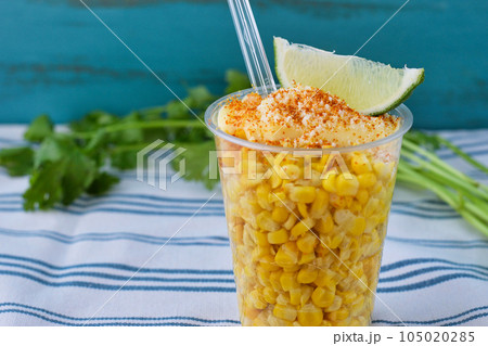 メキシコ料理のエスキーテス　Esquites mexicanos 105020285