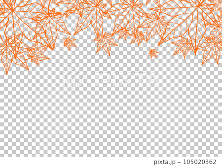 Frame of autumn leaves 105020362