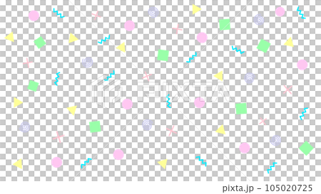 彩色幾何圖案背景插畫素材 彩色幾何圖案背景插畫素材 105020725
