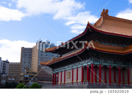 台湾旅行　中成記念堂の庭園 105020819