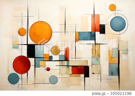 Abstract background. Geometric drawing. Abstract background. Geometric drawing. 105021196