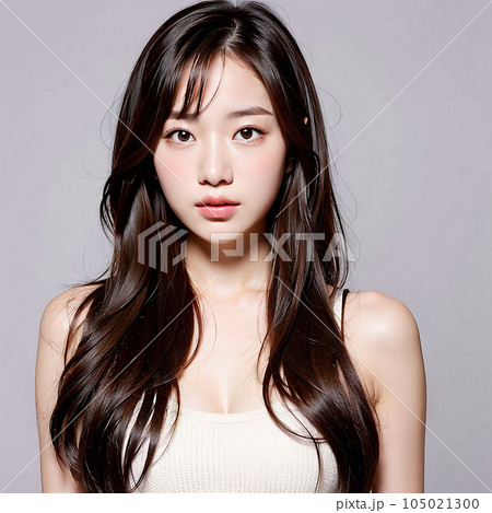 AI生成画像【人物】ロングヘアの女性 AI生成画像【人物】ロングヘアの女性 105021300