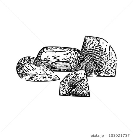 adventure treasure gold sketch hand drawn vector 105021757