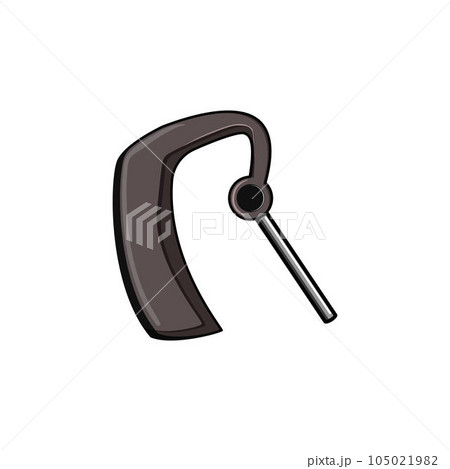 service headset audio cartoon vector illustration service headset audio cartoon vector illustration 105021982