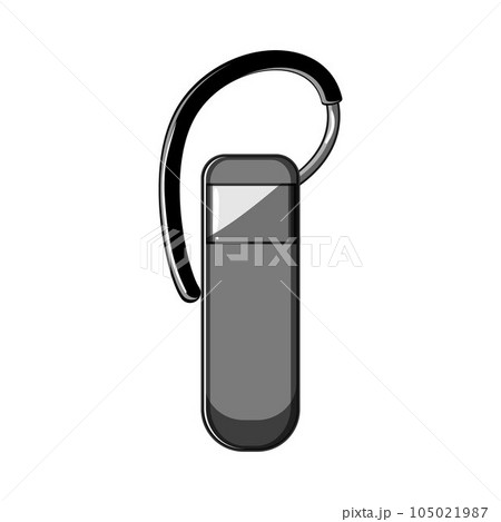 phone headset audio cartoon vector illustration 105021987