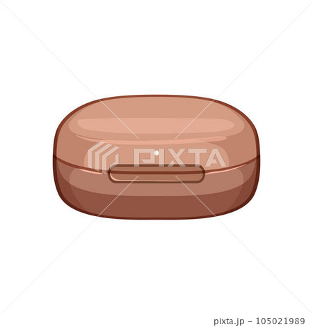 listen headphones wireless cartoon vector illustration 105021989