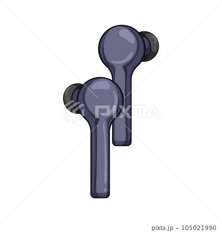 listen headphones wireless cartoon vector illustration listen headphones wireless cartoon vector illustration 105021990