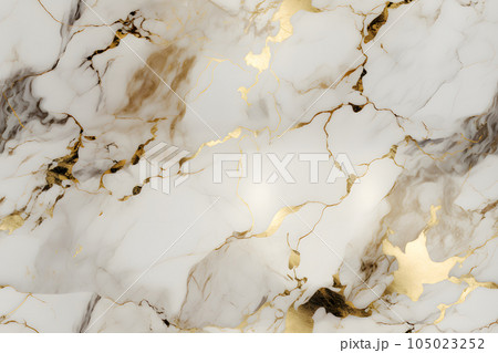 seamless white marble texture with black and golden veins, neural network generated image seamless white marble texture with black and golden veins, neural network generated image 105023252