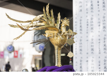 神輿　祭り　子供みこし　伝統行事　春　夏祭り　お祭り 105023344