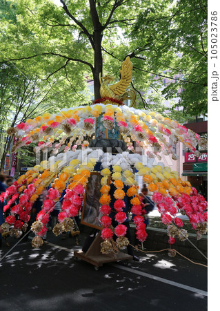 万燈大会 くらやみ祭 万燈 夏祭り ハヤシ 太鼓 山車 万燈祭 万燈大会 くらやみ祭 万燈 夏祭り ハヤシ 太鼓 山車 万燈祭 105023786