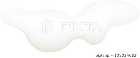 こぼれたミルクのフレーム こぼれたミルクのフレーム 105024682