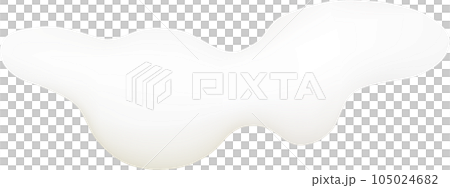 こぼれたミルクのフレーム こぼれたミルクのフレーム 105024682