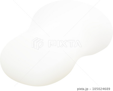 こぼれたミルクのフレーム こぼれたミルクのフレーム 105024689