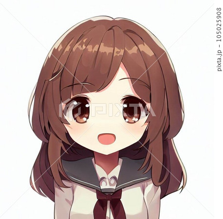 制服を着た元気な女の子 制服を着た元気な女の子 105025908