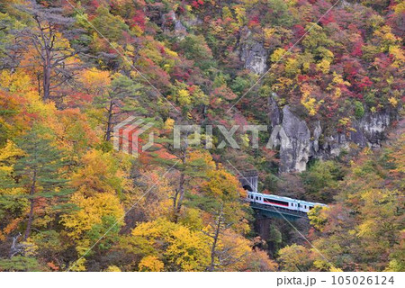 天下の絶景 鳴子峡の紅葉 天下の絶景 鳴子峡の紅葉 105026124